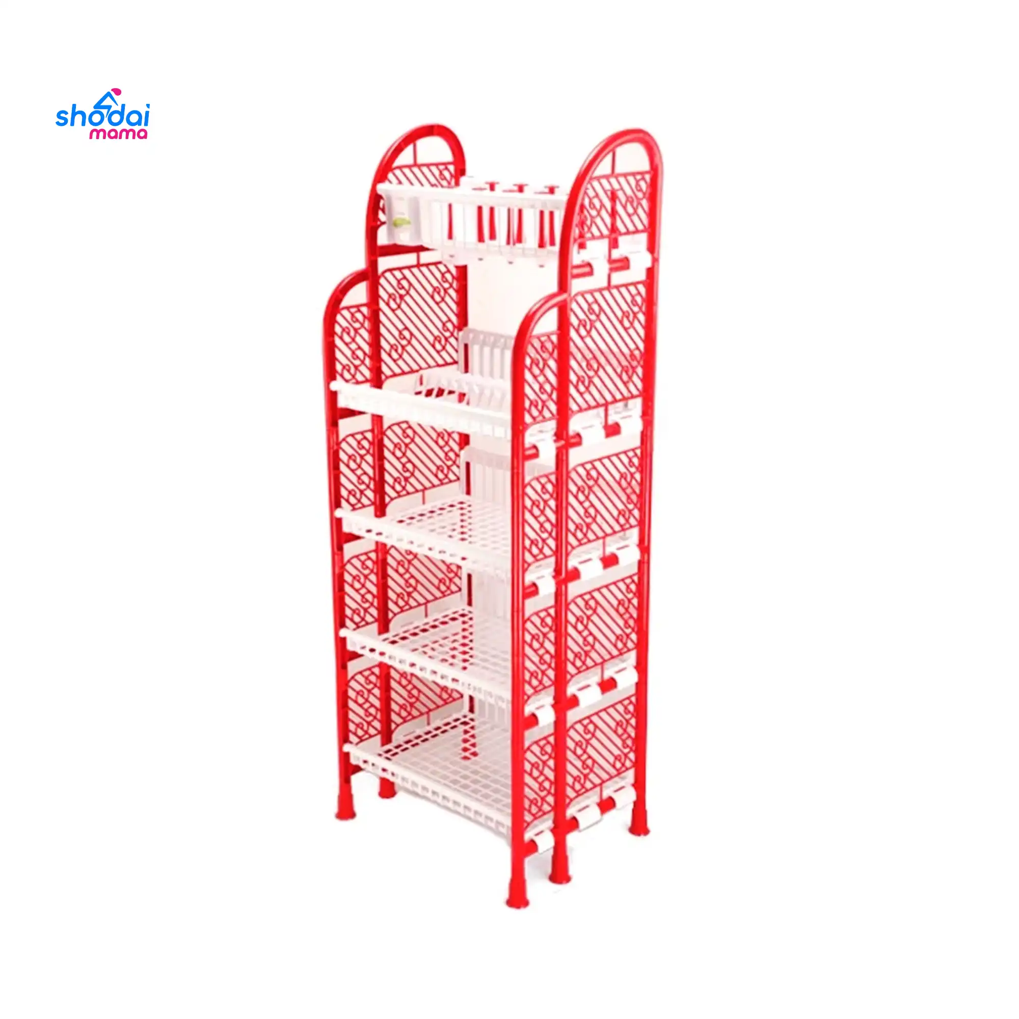 TEL QKR 5 Step-Red & White with Tray